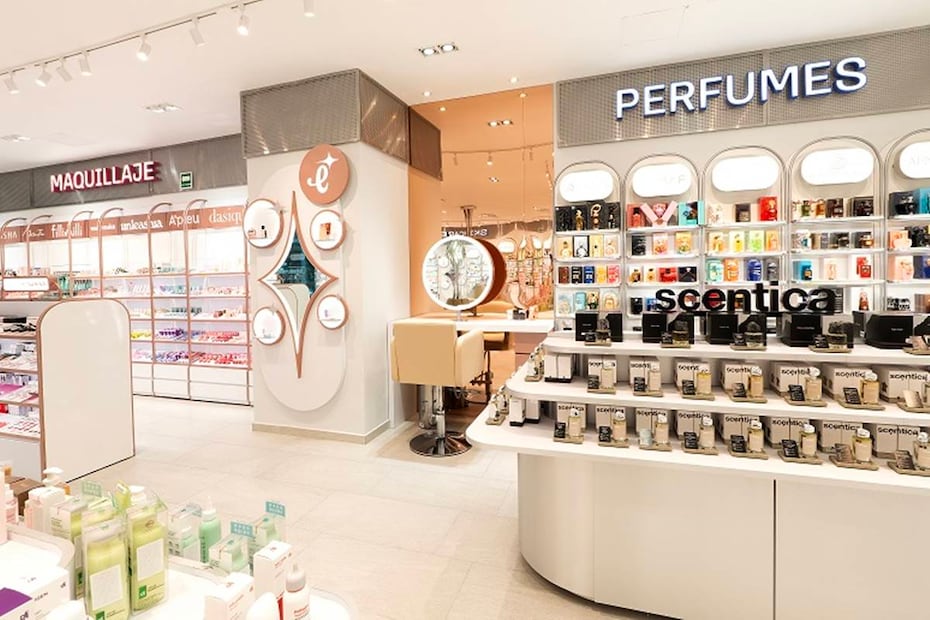 Además de skincare, en Euphoria ofrecen productos de maquillaje y perfumes. Foto: Cortesía