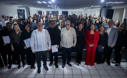 Gobernador de Sinaloa entrega nombramientos a nuevos elementos de Fiscalía estatal; llama a luchar contra la impunidad
