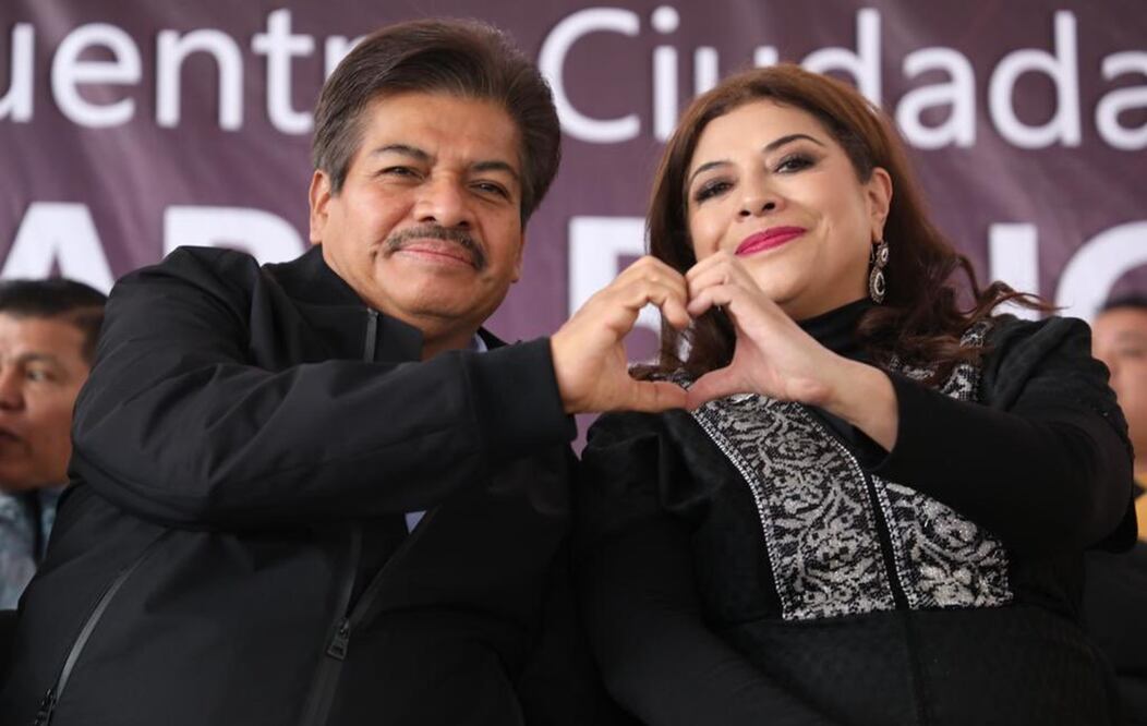 Francisco Chíguil y Clara Brugada. FOTO: Especial/ EL UNIVERSAL/