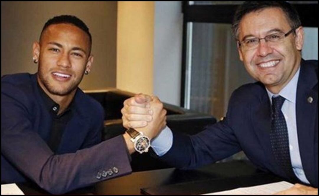 Foto: Twitter / El conflicto entre Barcelona y Neymar podría llegar a su fin