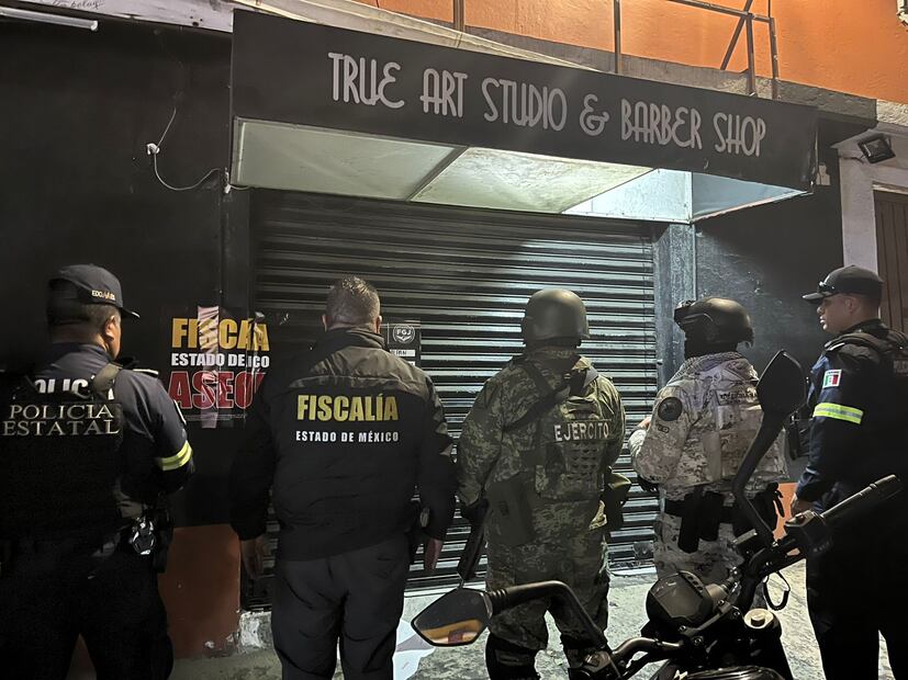 Inspecciones en barberías revelan vínculos con actividades ilícitas. (11/02/2025) Foto: Especial