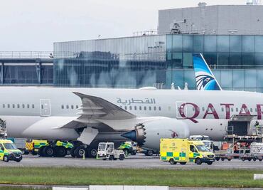 Turbulencias, ahora en un vuelo Doha-Dublín, dejan 12 heridos