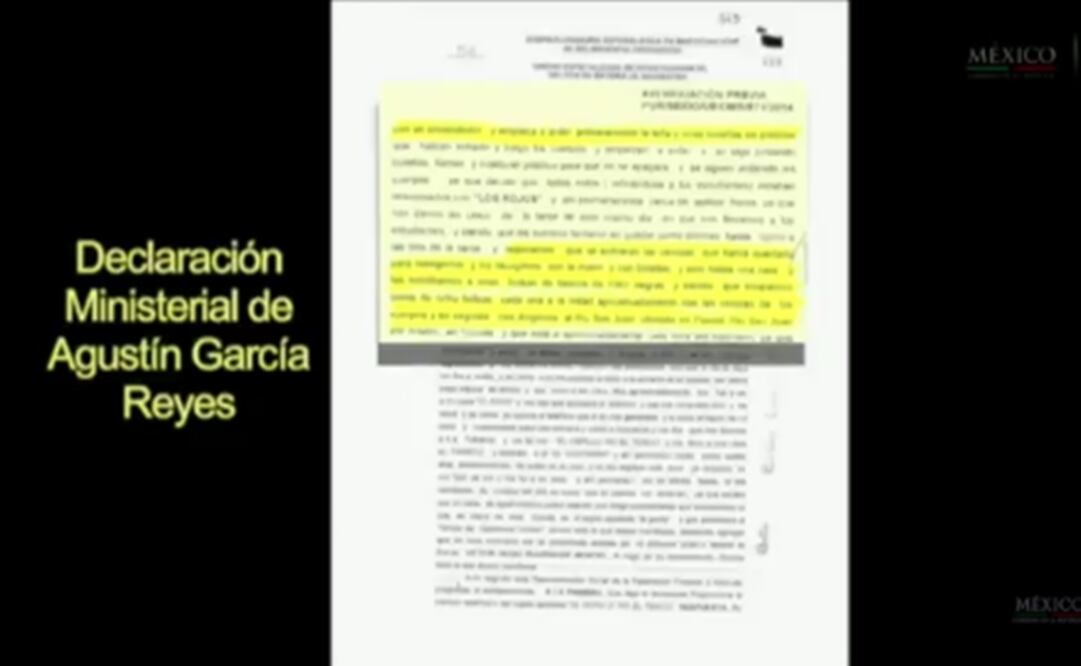 Video mostrado por Tomás Zerón, jefe de la AIC de PGR