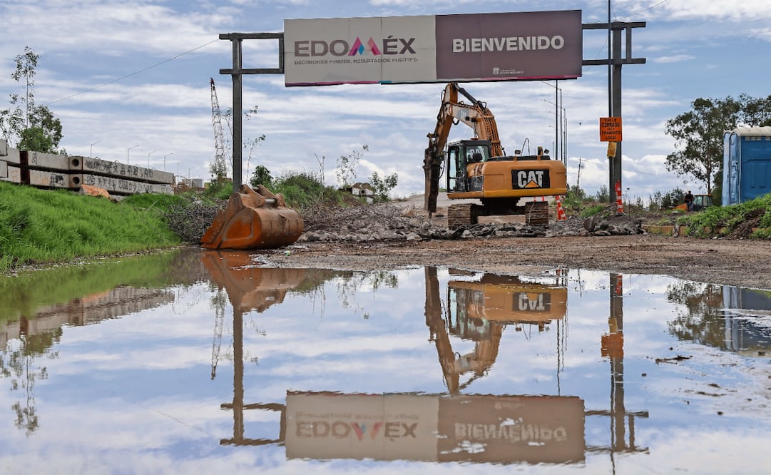 El puente 2 de Periférico Oriente presenta daño estructural y su demolición y reconstrucción forma parte del plan integral que impulsa la Federación en esta zona del Estado de México. Foto: Fernanda Zamora / EL UNIVERSAL