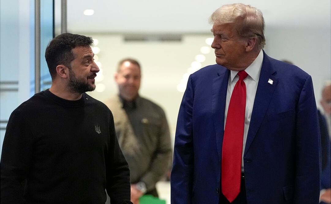 Los dichos de Zelensky ocurren al día siguiente de que el mandatario norteamericano, Donald Trump, mantuviera contactos por separado, primero con el presidente ruso y luego con el ucraniano. Foto: AP