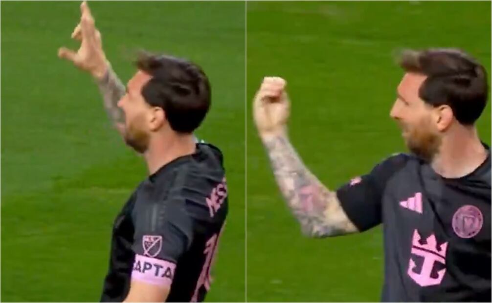 FOTO: ESPECIAL - Lionel Messi se burla de la afición mexicana en festejo