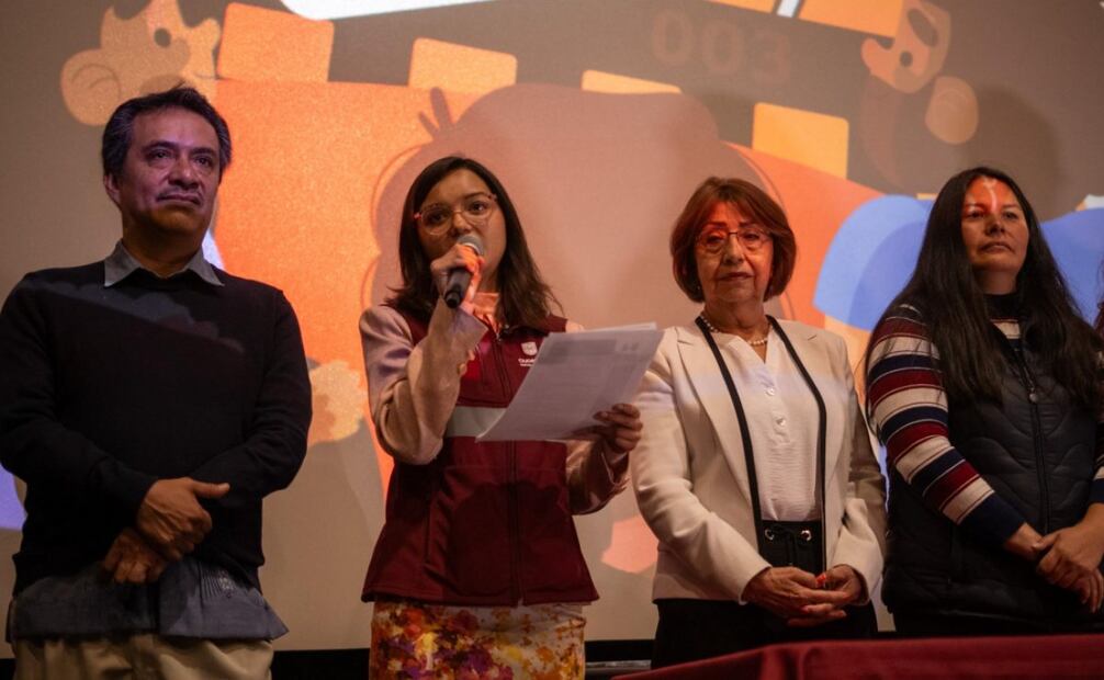 Firma de convenio entre SECTEI, PILARES y la Cineteca Nacional (15/04/2025). Foto: Especial