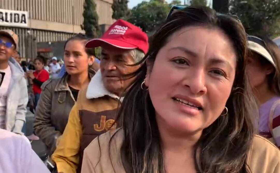 Mujer viaja desde Perú para visitar la Virgen de Guadalupe, de la cual es devota (11/12/2024). Foto: Alberto González / EL UNIVERSAL