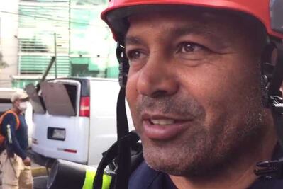 Mexicano en brigada rescatista de EU