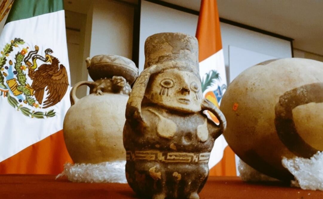 Mexico’s government returned a lot of 37 cultural goods to Peru - Photo: Taken from INAH's website