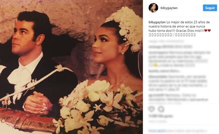 Bibi Gaytán recuerda su boda con Eduardo Capetillo