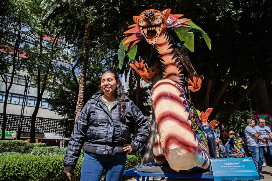 Luego de más de tres horas, el andar de los animales fantásticos concluyó sobre Paseo de la Reforma, donde permanecerán en exhibición hasta el próximo 5 de noviembre. Foto: Gabriel Pano