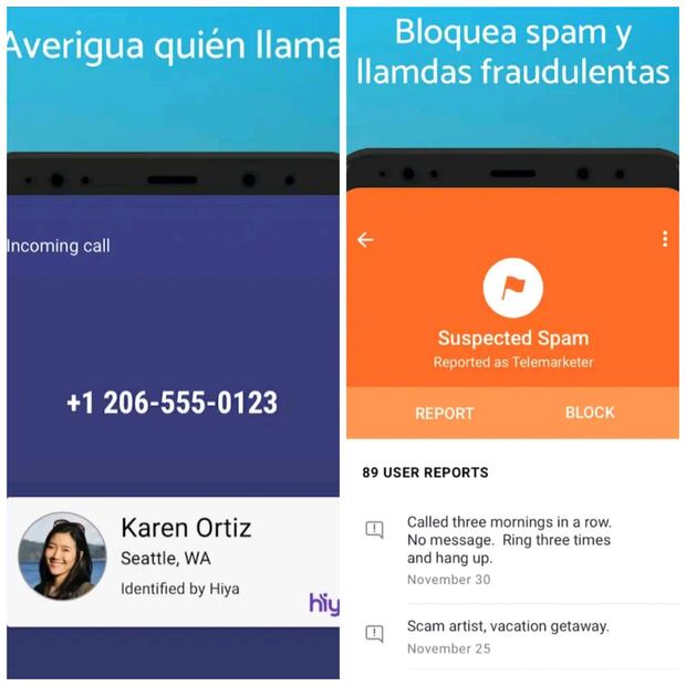 Hiya. Foto: Google Play Store