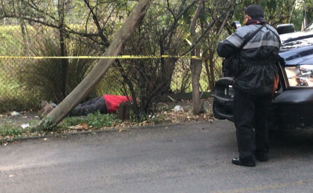 Cerca de la víctima había una bicicleta. FOTO: ESPECIAL