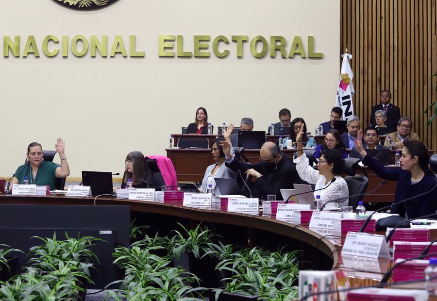Instituto Nacional Electoral (INE) en Sesión Extraordinaria del Consejo General. Fotos: Berenice Fregoso/EL UNIVERSAL