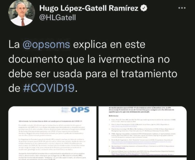 Especialistas alertaron por uso de ivermectina