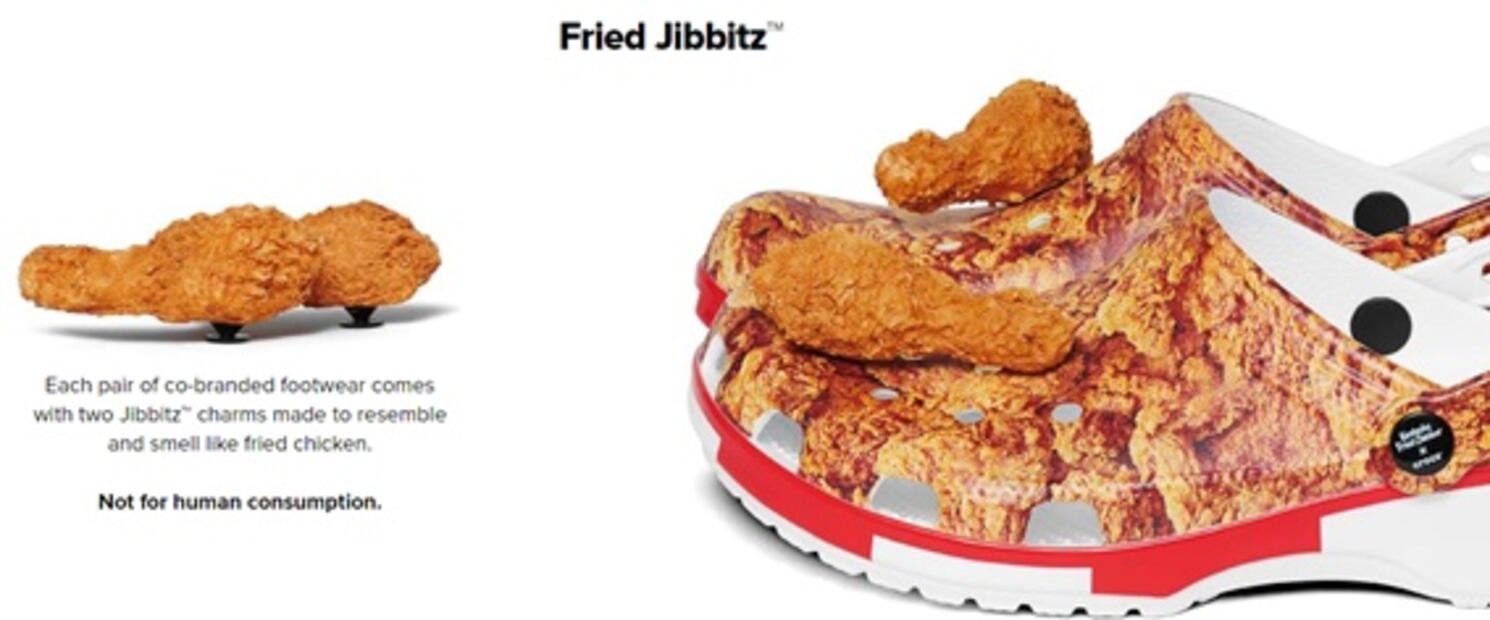 La colección que nadie esperaría: Crocs lanza línea con KFC
