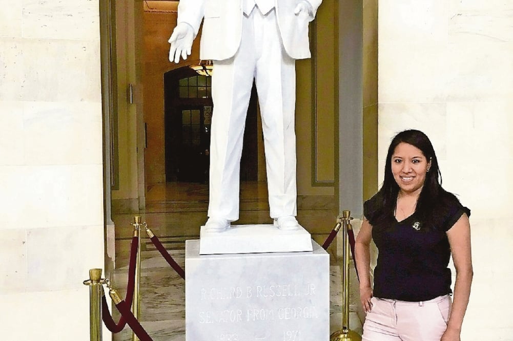Con la decisión del juez, Jessica Colotl evita ser deportada por el gobierno (JUAN R. LOYA. AFP)