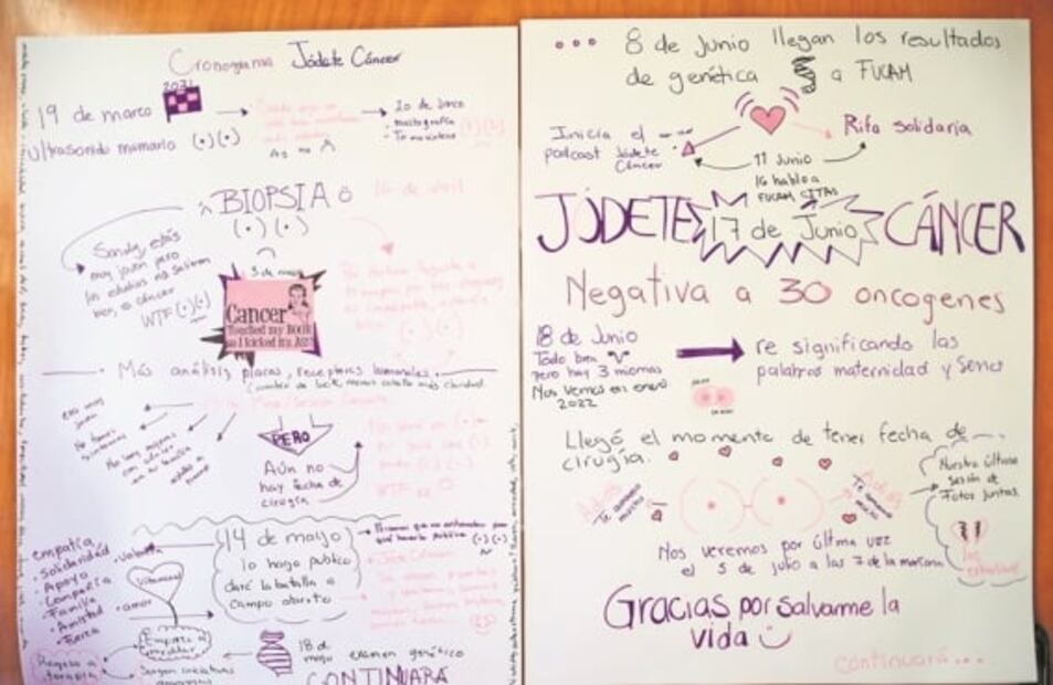 Sandra le dice "jódete al cáncer"