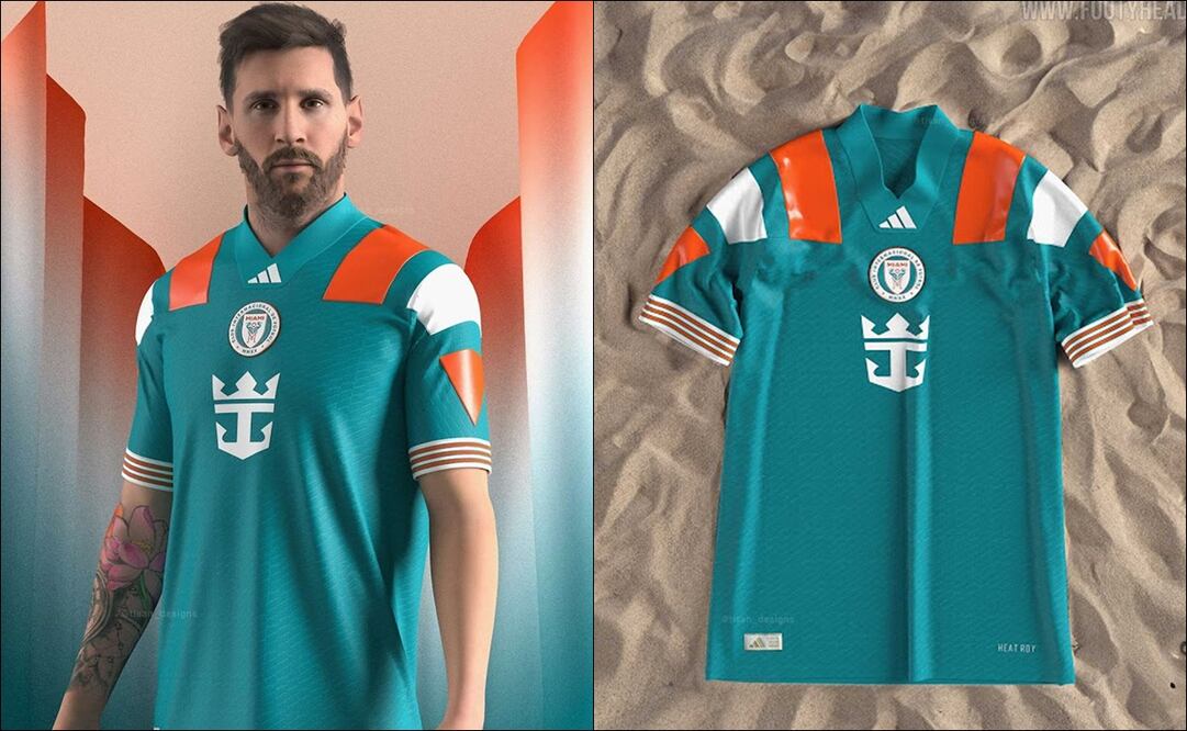La supuesta nueva camiseta del Inter Miami / Foto: Especiales