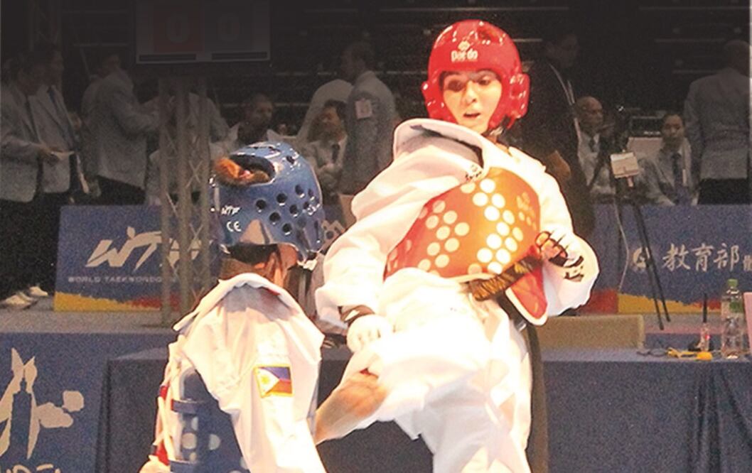En taekwondo Brenda Lúa se queja de que enviarán a Itzel Manjarrez. (CONADE)