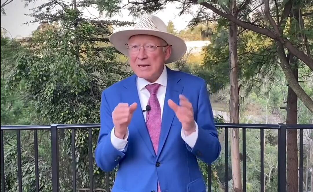 Ken Salazar celebra beneficios del TMEC para países de América del Norte. Foto: Captura/Twitter @USAmbMex