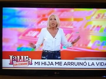 Laura Bozzo está desaparecida ante la ley pero no en tv