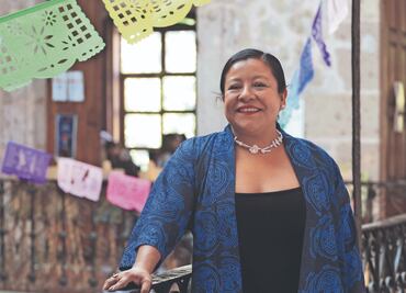 Mónica del Carmen da voz a las mujeres en el set
