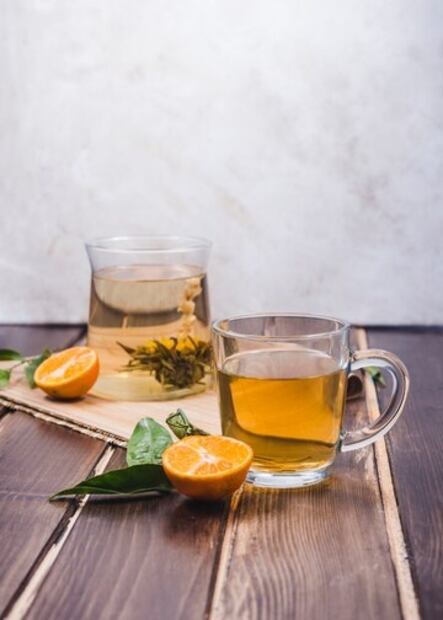 Infusión de naranja para la salud. Fuente: Freepik