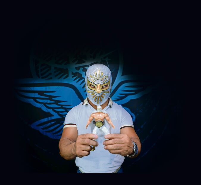 Místico festeja los 20 años de creación del personaje Foto: Fernanda Rojas EL UNIVERSAL