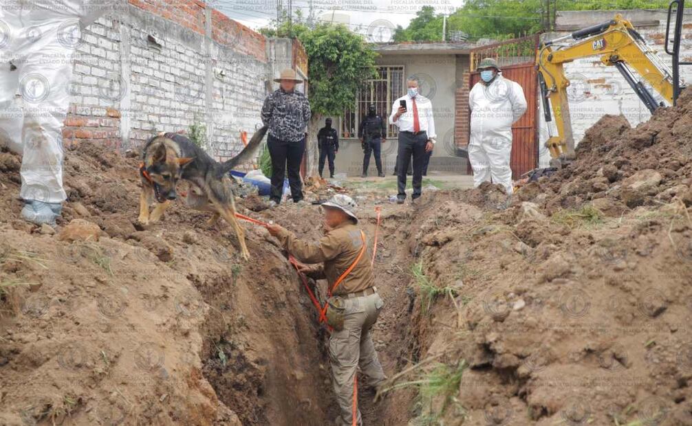 Localizan 32 cuerpos en fosa clandestina dentro de finca en Guanajuato (04/08/2025). Foto: Especial
