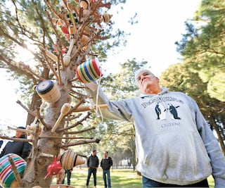 “Le voy a ser sincero, la otra opción es la madera ilegal”, dice artesano de juguetes