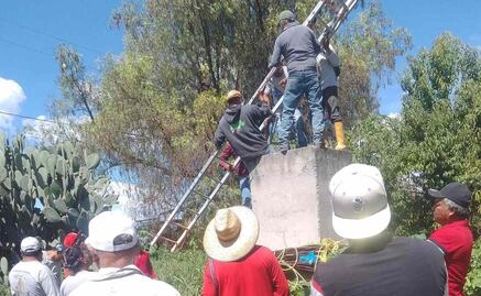 Localizan cuerpo de un niño arrastrado por las aguas negras en Hidalgo; auto donde iba cayó a canal Requena