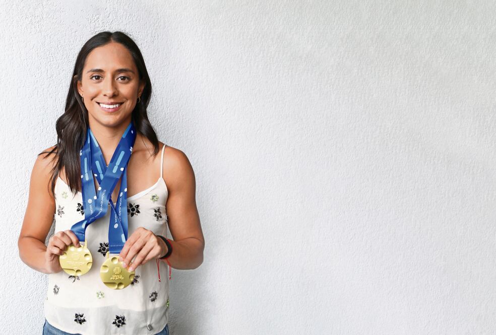 Las medallas en Egipto son su logro más grande, por las dificultades. Foto: Carlos Mejía / EL UNIVERSAL