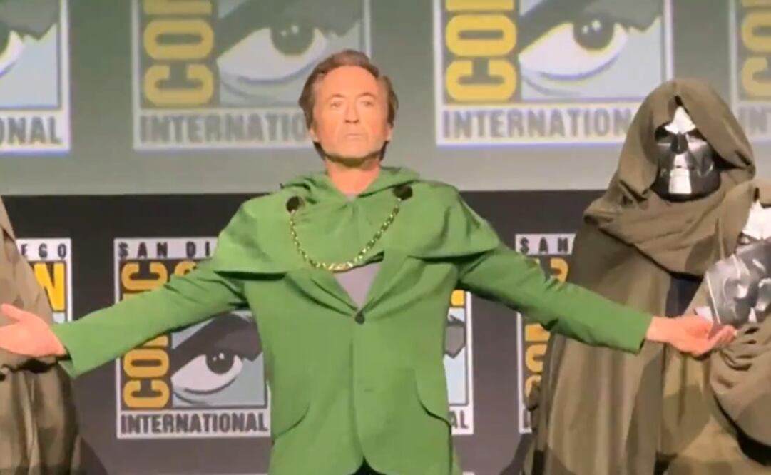 Robert Downey Jr. ha sido la sorpresa de la jornada sabatina de la Comic Con San Diego. Foto: captura de pantalla