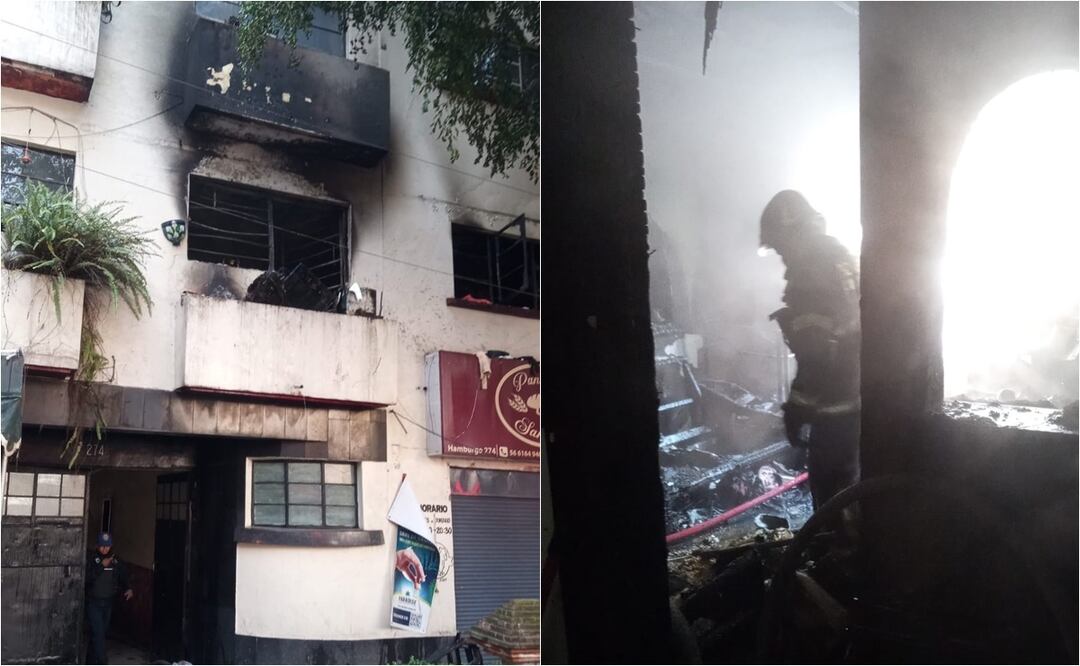 Incendio en la colonia Juárez moviliza a bomberos; atienden otros dos siniestros en CDMX. Foto: SGIRPC