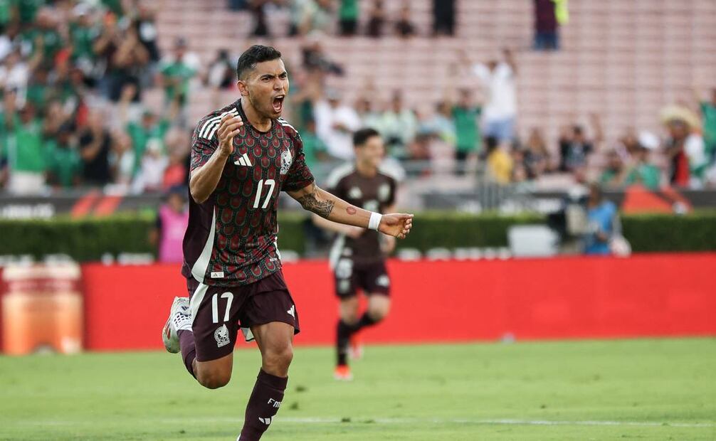 México dominó durante todo el partido. Foto: AFP.