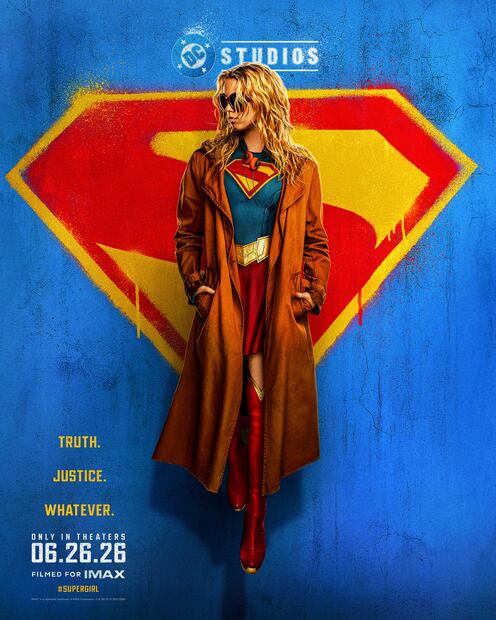 Póster oficial de Supergirl. Foto: X James Gunn