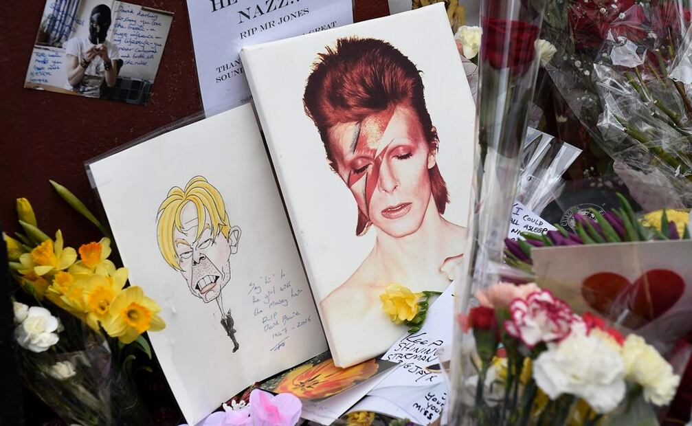Recuerdan a David Bowie. FOTO: EFE