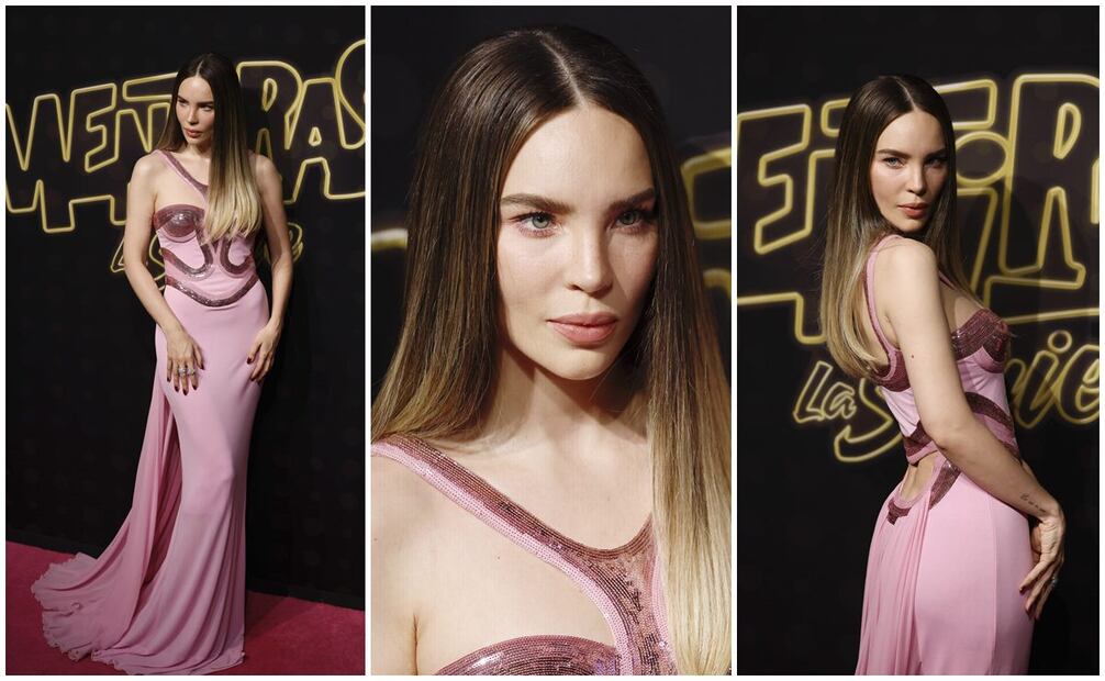 La actriz y cantante Belinda posa durante la alfombra roja de la serie "Mentiras" este martes, en Ciudad de México.
Foto: EFE/ Sáshenka Gutiérrez.