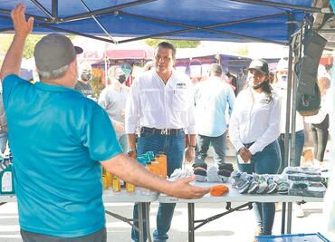 Respaldan tianguistas a Va por Sinaloa