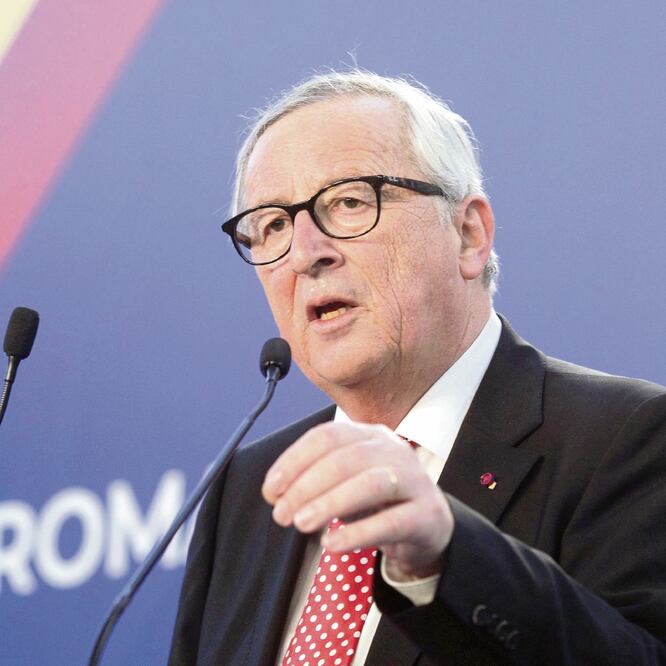 Pide salida consensuada. El presidente de la Comisión Europea, Jean-Claude Juncker, llamó a sumar “todos los esfuerzos” para evitar un divorcio abrupto. REUTERS