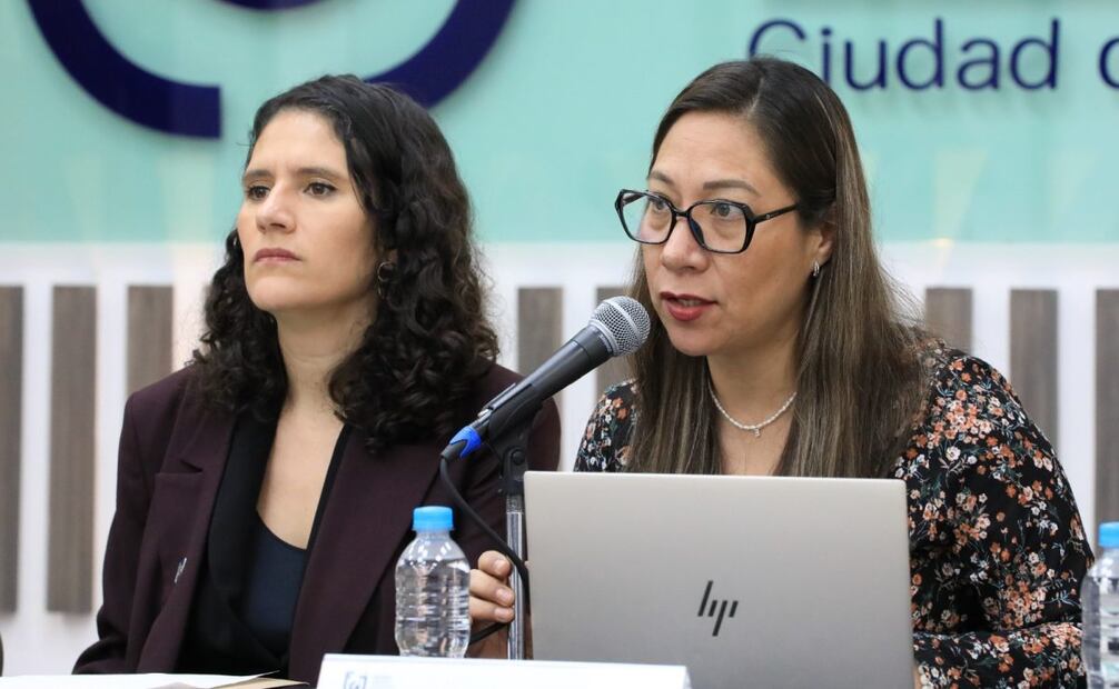 Bertha Alcalde de adelantos sobre investigaciones del feminicida de Iztacalco (22/04/2025). Foto: Darío Luna / EL UNIVERSAL