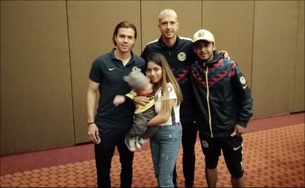 Guido Rodríguez y Sebastián Córdova conocen al niño que lleva sus nombres