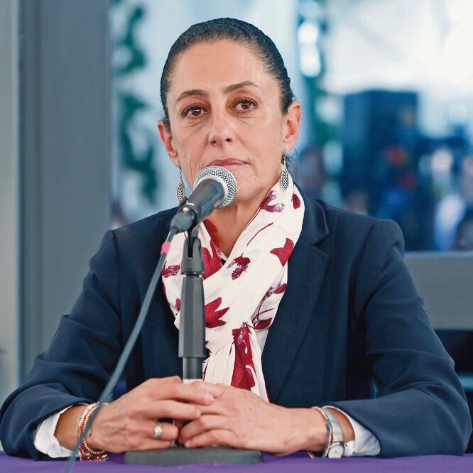 La jefa de gobierno electa, Claudia Shienbaum, convocó a los capitalinos para realizar el nuevo logo de la Ciudad de México, que distinga al nuevo gobierno. Foto: ARCHIVO EL UNIVERSAL