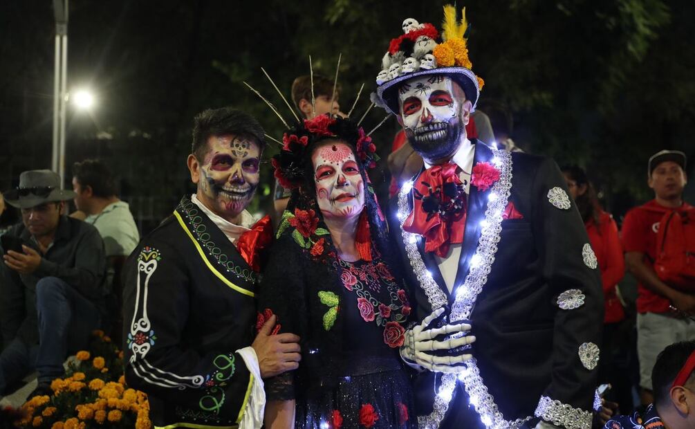 Mega Procesión de Catrinas en CDMX. Foto: Iván Montaño / EL UNIVERSAL.