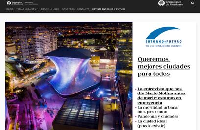 Tec de Monterrey lanza revista digital "Entorno y Futuro"