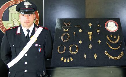 Italia recupera las joyas robadas en el asalto al Museo Etrusco
