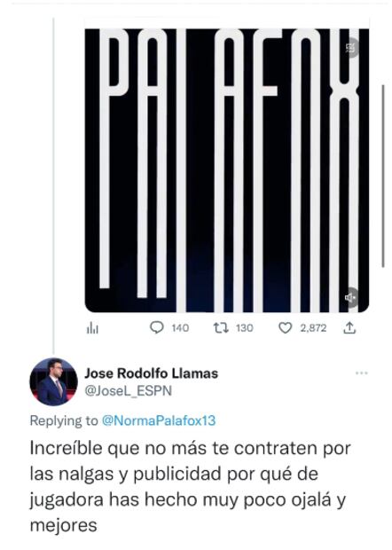 David Faitelson llama "enfermo" a supuesto narrador de ESPN que criticó el fichaje de Norma Palafox