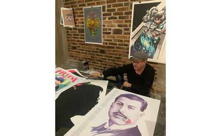 Difunden acervo de serigrafía artística de Arturo Negrete